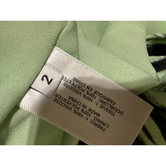 Proenza Schouler White Label Brushstroke Print Georgette Dress 2 - Picture 6 of 9